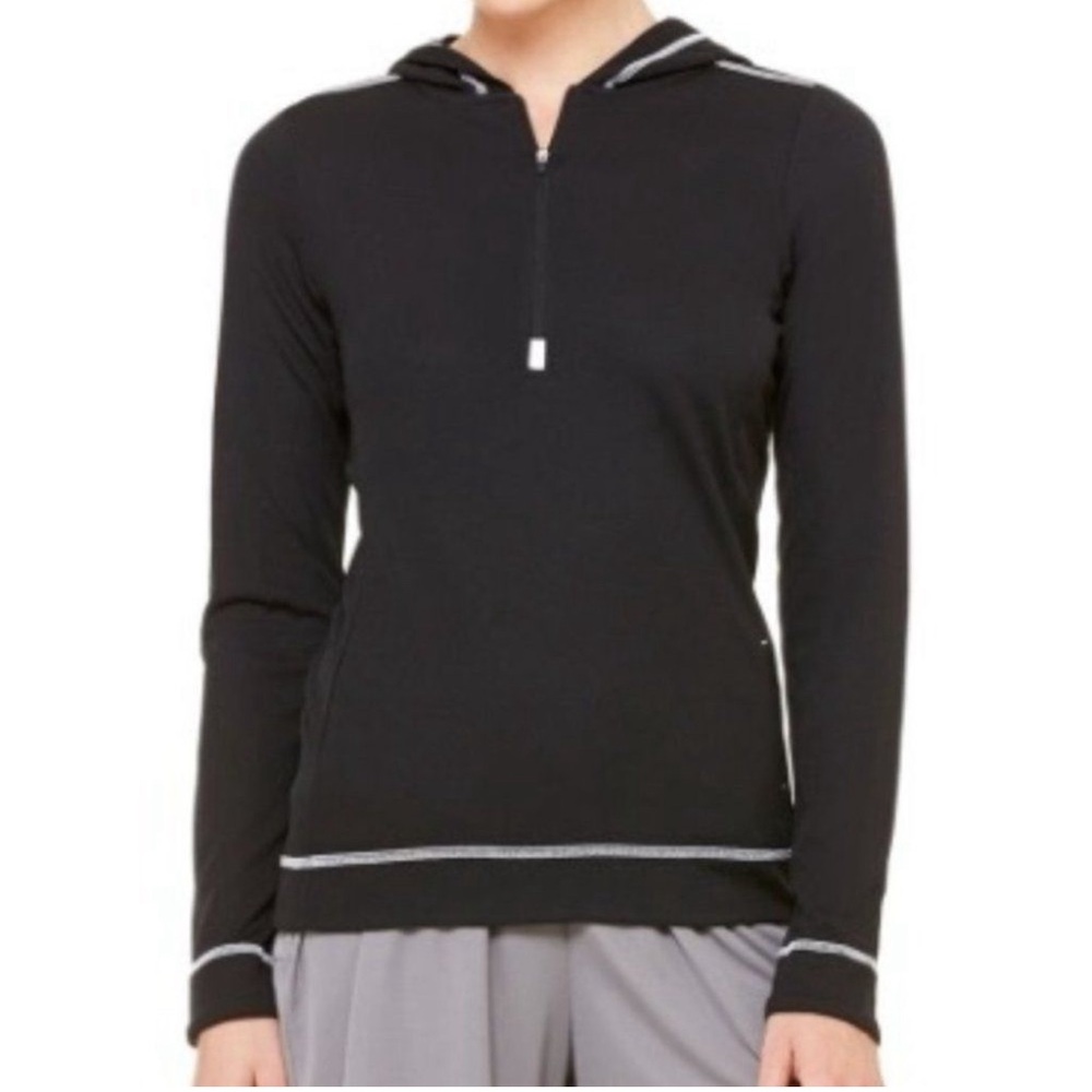 Size Small Black & White Alo Yoga Half Zip Hoodie